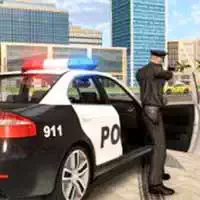 Animowana Zjeżdżalnia Policyjnego Samochodu