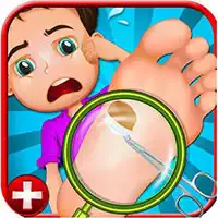 Foot Surgery Simulator 2D - Foot Doctor اسکرین شات بازی